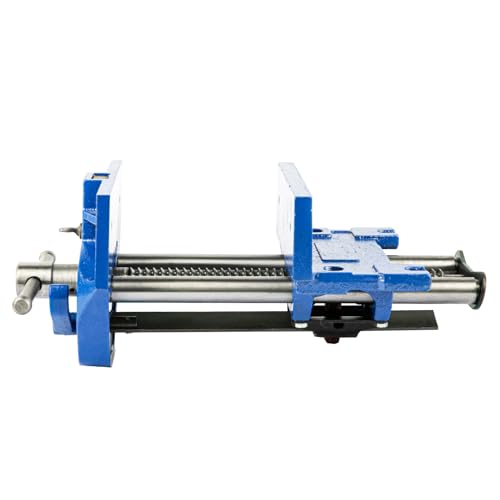 Image of 7 Inch Woodworking Vise, Heavy-Duty Cast Iron Wood Working Vise Quick Release Lever for Workshop and Home Use