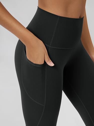 Image of ODODOS Buttery Soft Lounge Yoga Leggings with Pockets for Women 23 inch / 25 inch /28 inch High Waist Yoga Pants