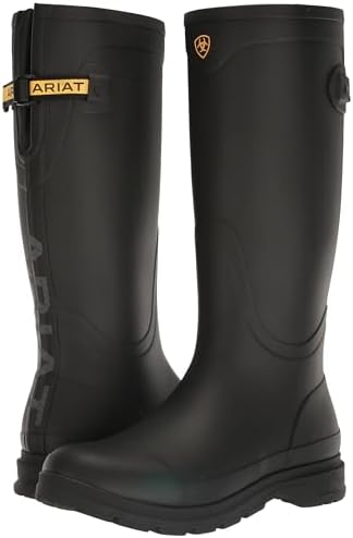 ARIAT Women's Kelmarsh Rubber Boot Knee High, Black, 11 Narrow | Image 6