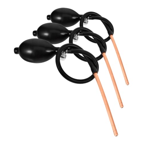 VOSAREA 3pcs Sugar Blowing Pump Set for Art Manual Liquid Sugar Blower Tool Extended Copper Tube for Cake Decoration and