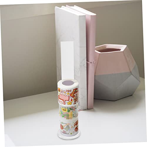 Exceart W747042X5401T2AX7O 2Pcs Tape Holder Decorative Tape Organizer Display Masking Tape Organizer Washi Tape Storage Rack Hat Stand Washi Tape Organizer Figure Stand Decorate Office Japanese Paper Acrylic thumb #4