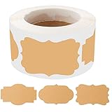 300 Pcs Jar Canning Labels Stickers, Self-Adhesive Removable Gift Food Kitchen Bottle Labels...
