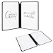 Portable Dry Erase Notebook, Reusable A5 Small Whiteboard with Marker Cleaning Cloth Double-Sided Dry Erase Writing Board for Office School Home Business (Black)