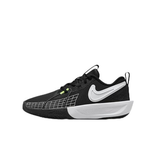Nike G.T. Cut 3 Big Kids' Basketball Shoes (FD7033-001, Black/White-Anthracite) Size 4.5
