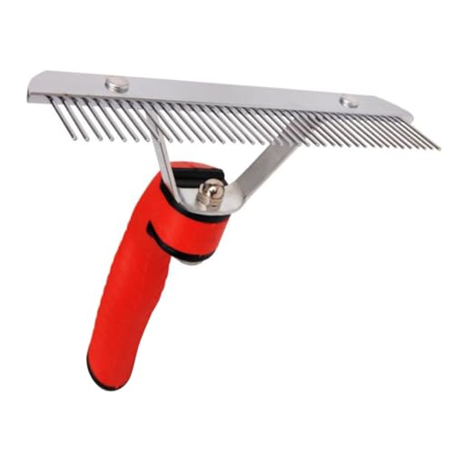 Abaodam Rake Design Dog Hair Comb Durable Pet Cat Grooming Tool for Shedding Compact for Home Shop Use Easy to Operate Pet Supplies Accessory