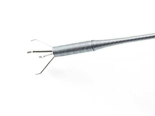 Hotwin Spring Pipeline Dredge Hook Drain Clog Remover, Hair Catcher, Bendable, Kitchen Bathroom Toilet Tub