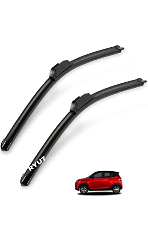 Image of Aerodynamic Design Frameless Wiper Blades Compatible with Kuv100, Size- 20 inch 18 inch (Pack of 2)