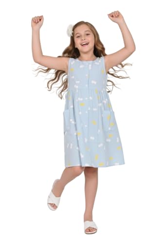 Image of VIKITA 2017 Girls Embroidery Cotton Long Sleeve Flower Dresses LH5460 for 1-8 Years ?-