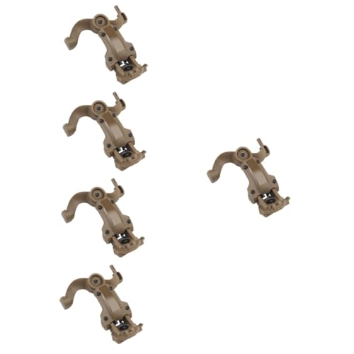 ibasenice 5sets Helmet Earphone Adapter and Rotatable Headphone Connector for Helmets Sturdy and Secure Design Complete Installation Accessories Included