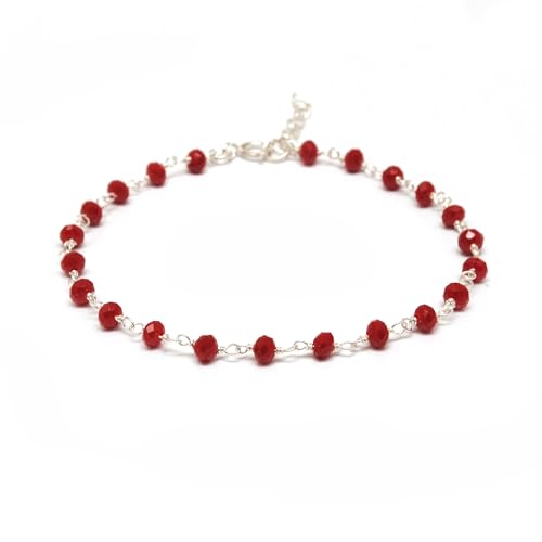 Multi Gemstone With Sterling Silver Necklace, Handmade 925 Silver Beaded Jewelry, boho Style Jewelry Gift For Wife/Her (Gold Finish, Aqua, 24 Inch)