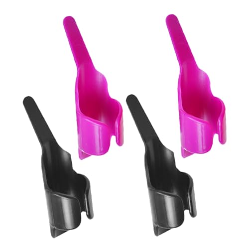 NIYANGLE 4 piezas Protector de Dedos de Plástico para Costura Controlador de Hilo para Planchado y Guía de Herramienta DIY para Manualidades y Costura Casa