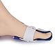 Healifty 1 Paar Hallux valgus Korrektur Zehenspreizer Fußschiene zur Hallux Schmerzlinderung (Weiß Blau)