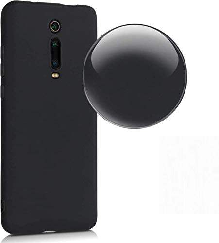 generale Compatibile per XIAOMI MI9T / Mi 9T PRO / K20 / K20 PRO Copertura Tasti Custodia Cover Protezione Gel Silicone TPU Morbida Matte Ultra Soft Slim Case (Nero)