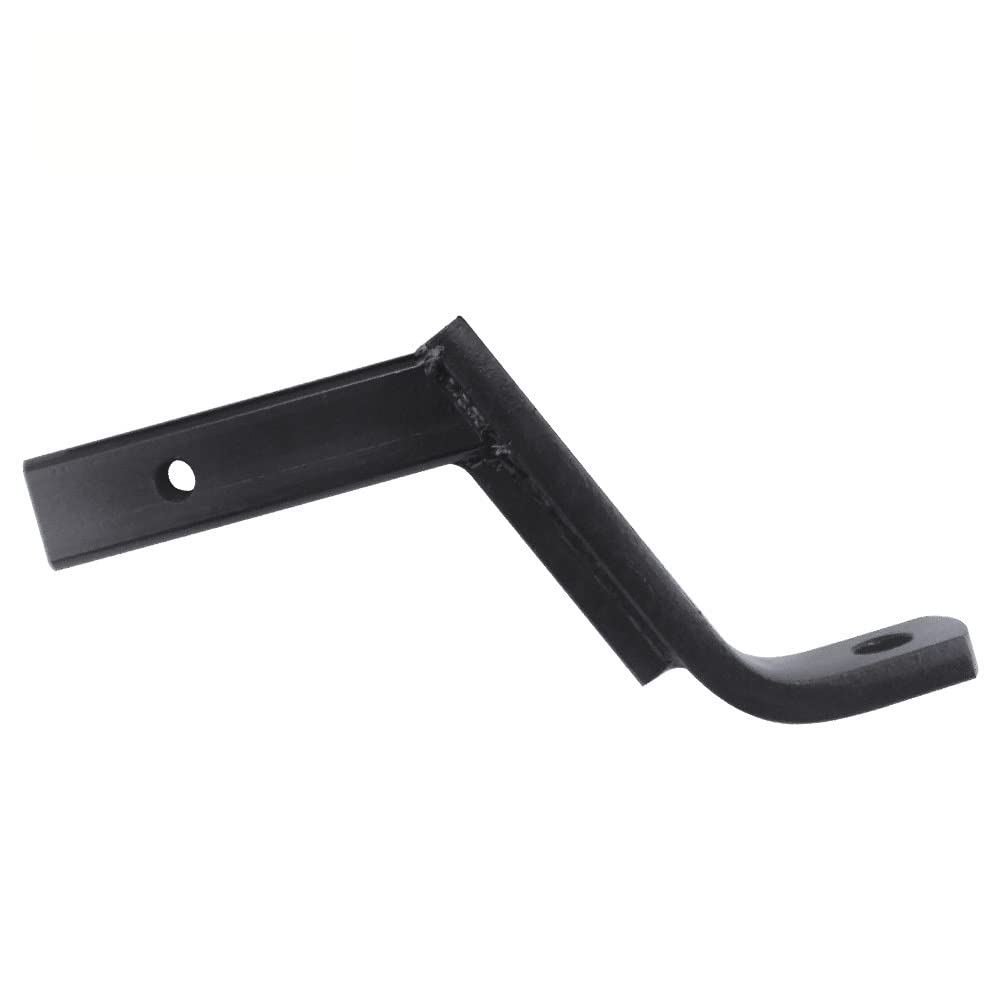 Zaczep przyczepy, Heavy Duty 8-calowa stalowa przyczepa Drop Towbar Tongue Ball Mount Hitch Pasuje do 2 calowej łodzi odbiorczej Rv. Części i akcesoria