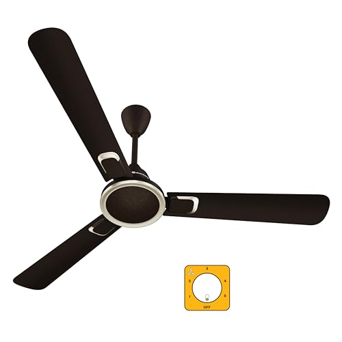 Image of atomberg Erica Signature 1230mm BLDC Ceiling Fan | | Regulator Operated | Advance air+ technology | BEE rated 5 star | Low noise operation | 3 Years Warranty (Blaze Brown)