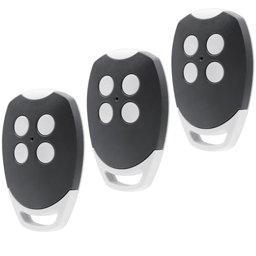Abrepuertas de garaje, 3 piezas de control remoto de puerta de garaje compatible con Ditec 433,92MHz GOL4, BIXLG4, BIXLP2, BIXLS2 mando a distancia 4 canales