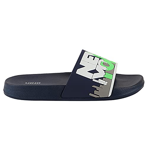 Image of URJO Kids's Sliders /Slippers Lightweight Super Flexible Arch Support Durable Anti Skid & Stylish Dailywear Sliders /Slippers for Boy's & Girl's