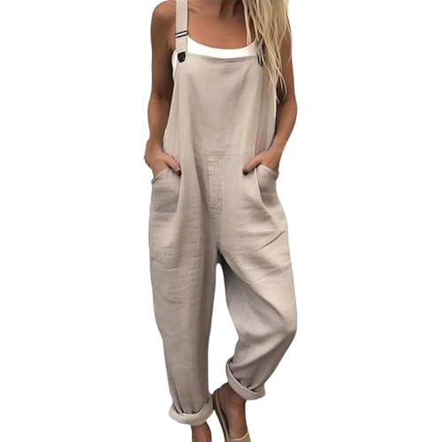Mono multicolor sin mangas de estilo bohemio: peto ligero con elegantes bolsillos