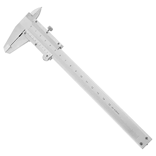 Calibrador Vernier de Acero Carbón 150mm Mecánico miniatura 1