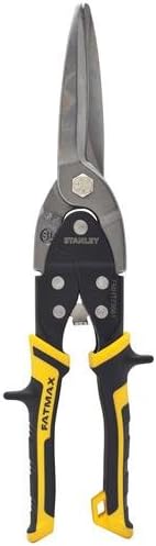 Stanley FatMax fmht73561 largo de corte recto tijeras de hojalatero :  Herramientas y Mejoras del Hogar - Amazon.com