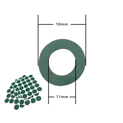Image of 500pcs Green Color 18650 Li Battery Insulator Ring Hollow Self Adhesive Paper Lithium Pack Cell Glue Electrode Insulated Paper