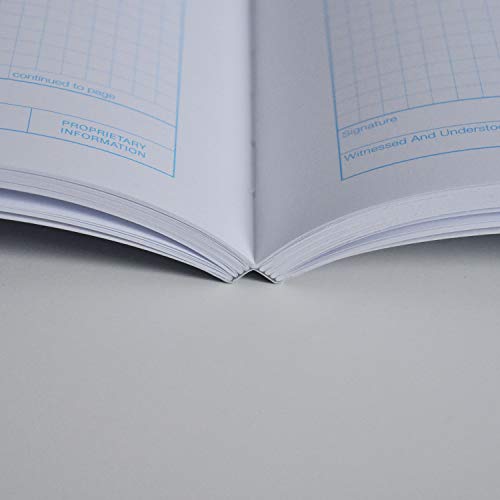 Vela Sciences B7-C Expanded Softcover Lab Notebook, 9.25 x 11.75 in, 144 Pages, Gray Cover (5mm Grid+, 1-Pack) - Thumbnail 3