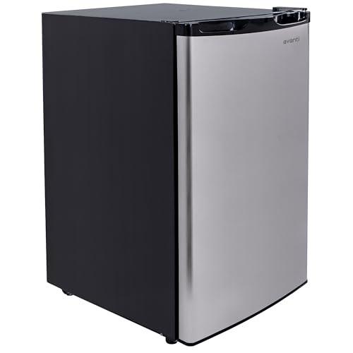 Avanti 4.4 cu. ft. Compact Refrigerator, Mini-Fridge, in Stainless Steel (RM4436SS) on Fridge.com
