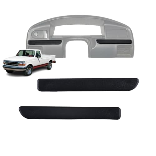 Eterpace Dash Panel Trim Bezel Inserts, Compatible with Ford F-150 Bronco 1992-1996, F-250 F-350 1992-1997, LH&RH Snap-In Trim