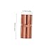 GLEAVI Sturdy Copper Connectors 5pcs Rolled Tube Stop for Air Conditioning Systems Industrial Replacement Parts