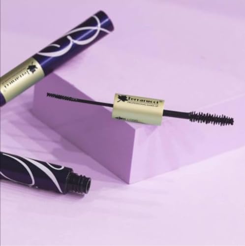 Ferrarucci Mascara | Dual ended Thick & Long Vluminous Curl Wand Mascara | Easy no Fuss For Inner corners & Lower Lash no clumps, Waterproof | U.A.E Version | Black - Image 2