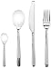 Alessi Amici BG02S4 - Servicio De Cubiertos de Diseño en Acero Inoxidable 18/10, 1 paquete de 4 piezas