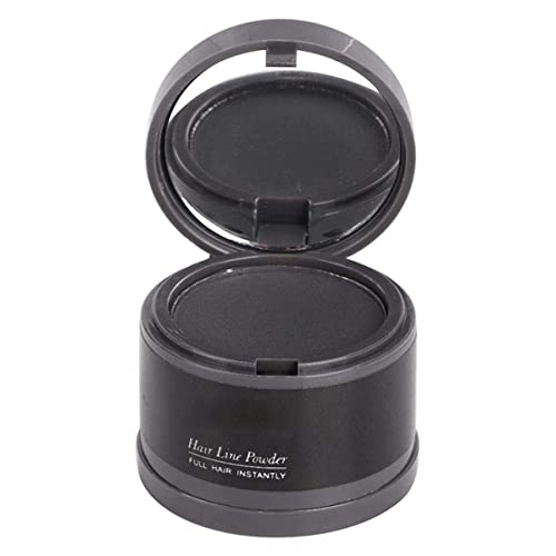 Fluffy Thin Hair Powder, Fine Hair Makeup Line Shadow Concealer Cover Up Instant Coverage Root Hair Fill In Thinning Hair(Black) #TOP9