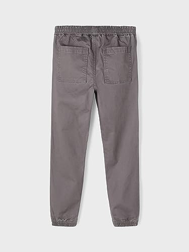 Pantalones para niños NAME IT Nkmromeo jogger en sarga de algodón premium 3