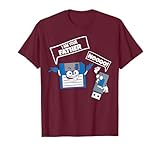 Une idée cadeau unique pour tous ceux qui aiment travailler avec des ordinateurs et qui ont le sens de l'humour pour un anniversaire ou Noël. Conception drôle de père et de fils avec une disquette et une mémoire USB.