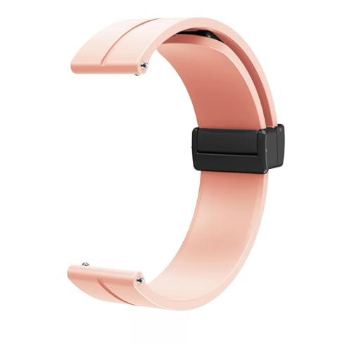 Bracelet connecté silicone homme noir à boucle magnétique pour le sport