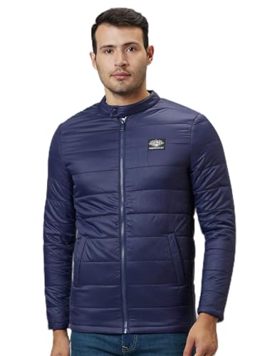 Image of Being Human Blue Regular Fit Men's Jacket Clothing