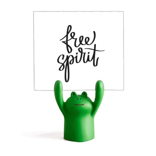 Support de mémo grenouille avec citation, le cadeau rétro parfait