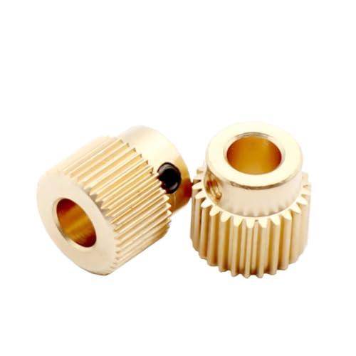 Engranaje de extrusión de 40 dientes y latón para impresoras Anet y Ender 3, orificio de 5mm, 5uds 3