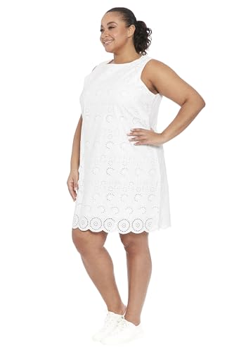 Image of London Times Women's Sleeveless Sheath Casual Dress for Women | Petite to Plus Size Summer Dresses for Women