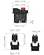 QWORK® 5 PIN KJD17 Elektromagnetischer Schalter, Sicherheitsschalter, AC250V 16A