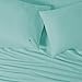 Lacoste 100% Cotton Percale 3-Piece Sheet Set – Cool, Crisp, Matte, and Durable, Oeko-Tex Certified – Solid, Water Blue, Twin XL