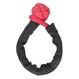 Soft Shackle 20mm 41000 LBS Break Strength Recovery Rope Shackle with Protective Sleeve for Truck Large SUVs Offroad Vehicle Towing and Emergency Rescue (Red)