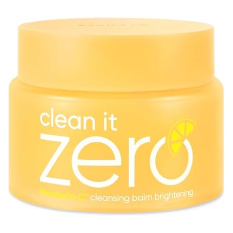 BANILA CO Clean it Zero Mandarin-C Cleansing Balm Brightening - Refreshing Makeup Remover with Vitamin C & Citrus Extracts, Korean Skincare for Glowing Complexion,Made to Brighten Dull Skin Types - 100ml/3.38 fl oz Cover