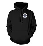 Haase Unlimited Israel Football Jersey - Israeli National Soccer Unisex Hoodie Sweatshirt (Black, Large)