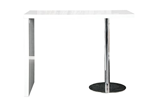 Exklusiver Bartisch MAGNUS hochglanz weiss - 9