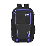 Skybags Porto Spacious 40L Weekender Backpack, 2 Compartments, Black-Blue