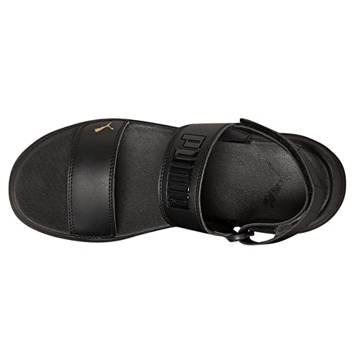 Puma Womens Lily Sling Back Athletic Sandals Casual Low Heel 1-2" - Black - Size 10 M #TOP3