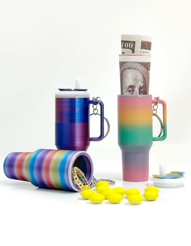 Mini Tumbler Cup Keychains for stanley cup accessories,School Bag Key Ring Handbag Backpack Charm,Multipiece Set