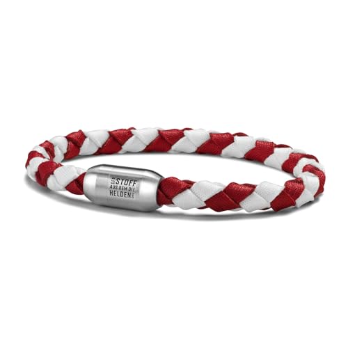 Finest Hero Fußball Armband Handmade aus Trikots Fan Artikel Geschenk Vereine (Nürnberg XL)