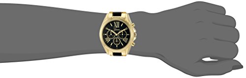 Geneva Women's Gv/1000Bkbk Multi-Function Dial Gold-Tone And Black Bracelet Watch #TOP1